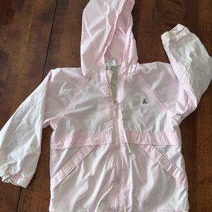GAP Baby Pink Hooded Jacket with Shiny Liner